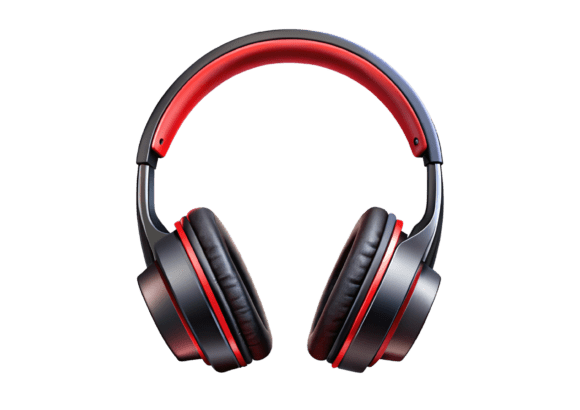 3D Colorful Headphones PNG File: A Versatile Design Asset for Creative Projects