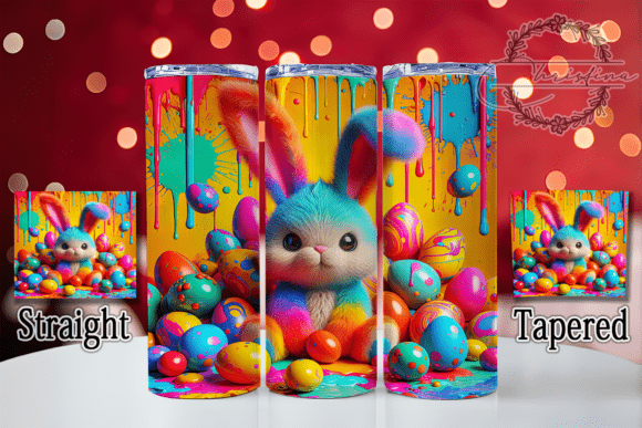 3D Puffy Bunny 20oz Tumbler: A Creative Asset for Custom Drinkware Projects