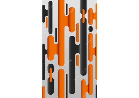 Abstract 3D Vertical Rounded Bars: A Modern Design Element for Visual Impact