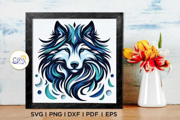 Exploring the 3D Arctic Wolf Shadow Box SVG: A Creative and Functional Design for Craft Enthusiasts