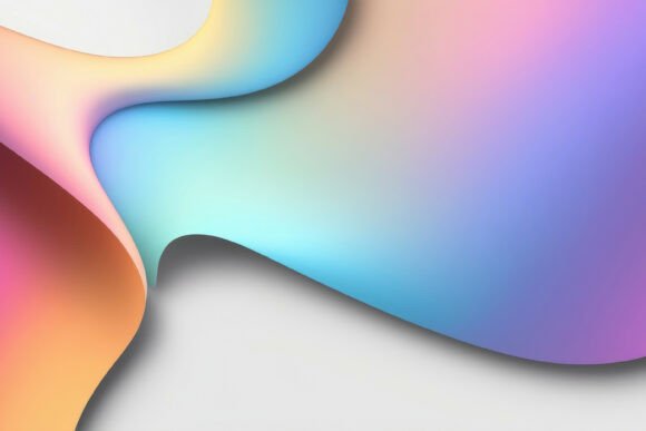 Exploring the Visual Impact of Abstract 3D Gradient Backgrounds