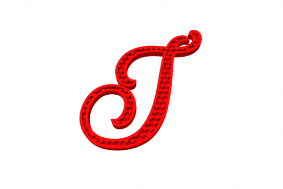 I LOVE YOU in 3D Printable Letters -V2: Romantic 3D Print Files
