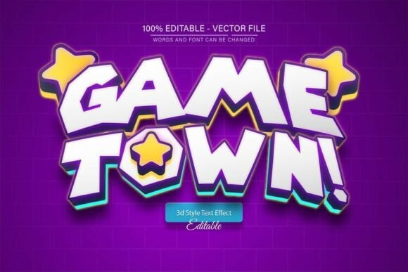 Mastering the Game Town Cartoon 3D Text Effect for Dynamic Design Projects