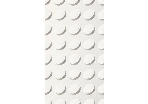 Minimalist 3D White Circle Pattern for Modern Design Projects