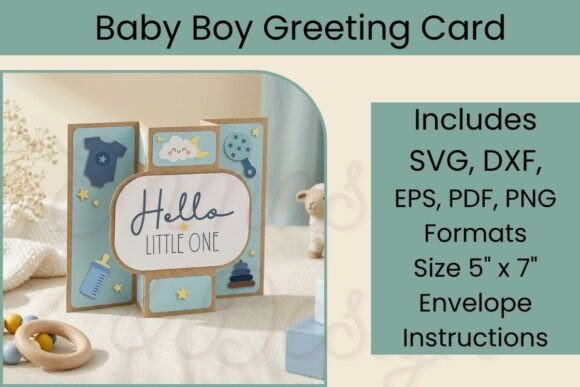New Baby Boy Card SVG: A Creative Keepsake for Every Occasion